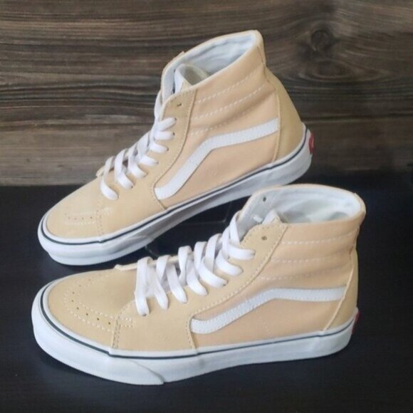 New Vans Sk8 Hi Color Theory Honey Peach High Top Sneakers - Picture 1 of 10